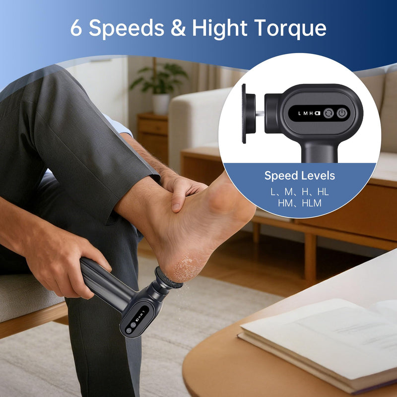 Electric Callus Remover for Feet - Rechargeable Foot Sander, 6 Speeds, Replaceable Sandpaper Professional Foot Grinder, Cordless Electric Foot File Pedicure Tools for Dead Skin, Cracked Heels - BeesActive Australia