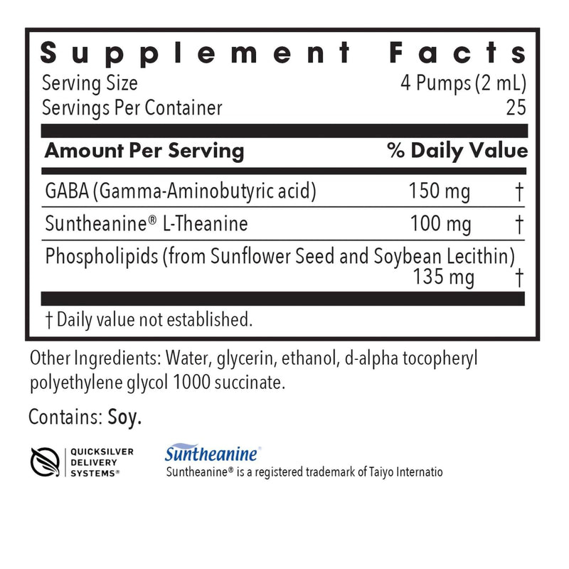 ARG Liposomal Zen L-Theanine Liquid Supplement, 1.7 fl oz | Liposomal L-Theanine Liquid for Calm Mood and Relaxation Support, Fast Absorption Formula, 25 Servings