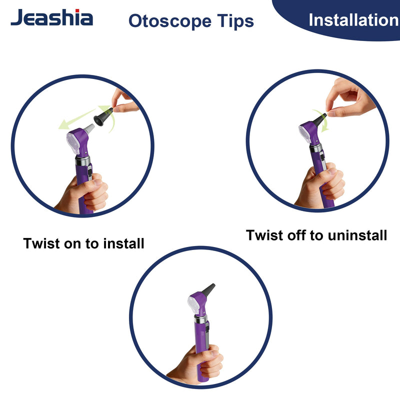 Disposable Otoscope Covers, 50-Pack Universal Ear Specula Tips with 2.75mm & 4.25mm Sizes (25 Each) for Adults & Children, Fit All Major Otoscope Brands - BeesActive Australia