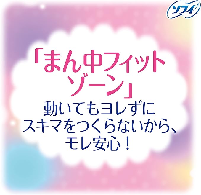 Sophy Body Fit Normal Daily Use, Wingless, 8.3 inches (21 cm), 112 Sheets (28 Sheets x 4 Pieces) (Sanitary Supplies Napkins) - BeesActive Australia
