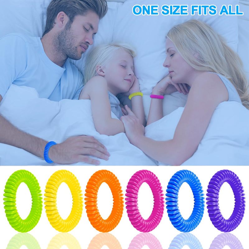 360 Pcs Mosquito Repellent Stickers, Funny Mosquito Patches for Kids Babies Adults with 6 Pack Individually Wrapped Mosquito Repellent Bracelets, DEET Free Mosquito Bands for Indoor Outdoor - BeesActive Australia