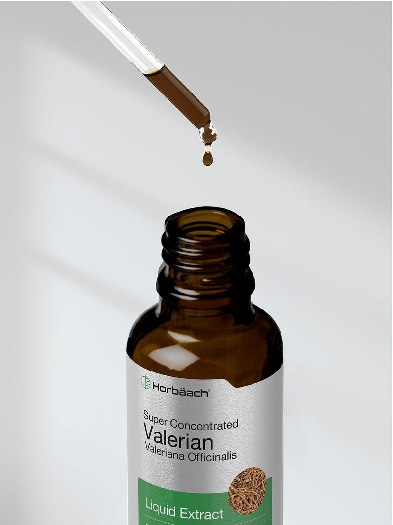 Horbäach Valerian Root Extract Drops | 2 fl oz | Alcohol Free | Vegetarian, Non- GMO Gluten Free Liquid - BeesActive Australia