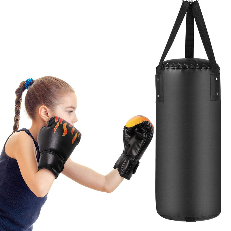 Odoland 2-in-1 Kids Boxing Gloves and Punching Mitts Set, Boxing Mitts Focus Pads, Youth Boxing Fight Gloves Equipment for Taekwondo, Kickboxing, Karate, Muay Thai, MMA Training