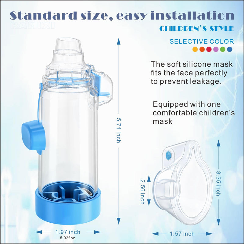 Inhaler Spacer for Adult and Kids NESSI OTC SPACER (Blue/kids) Blue/kids - BeesActive Australia