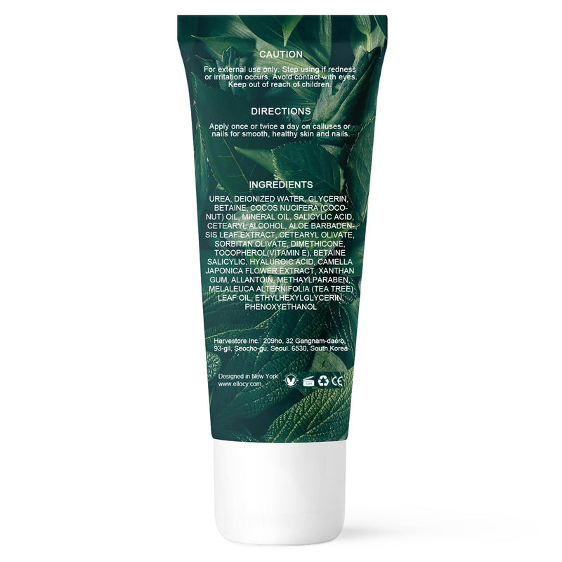 42% Urea Gel - Max Plus Salicylic & Hyaluronic Acid cracked heel repair callus remover for Elbows, Feet, and Hands, and cracked heel, calloused feet remover gel 4oz