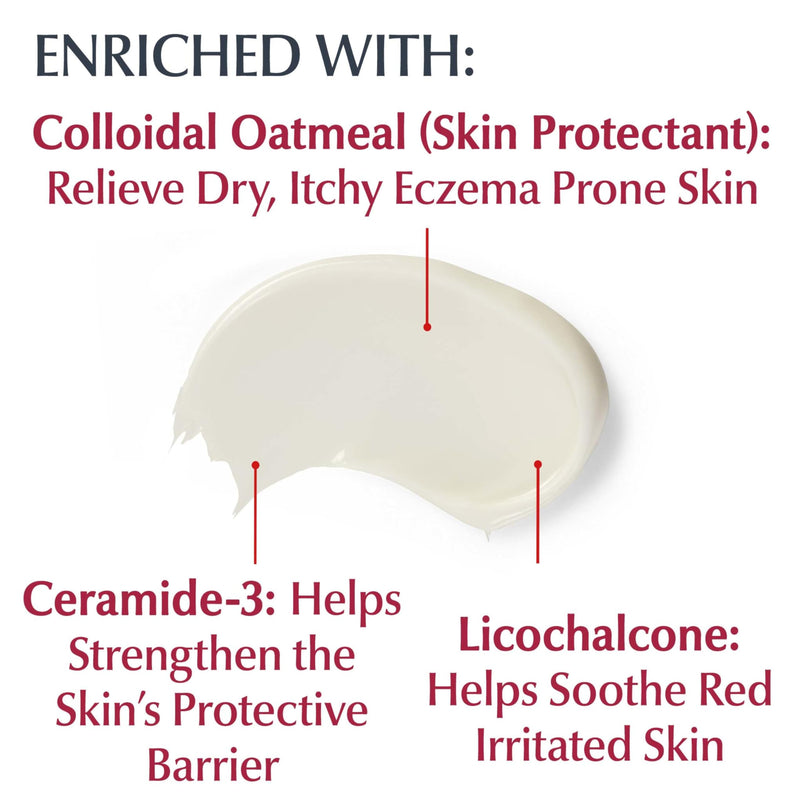Eucerin Eczema Relief, Full Body Lotion, Moisturizing Eczema Cream with Colloidal Oatmeal (Skin Protectant) and Ceramide 3, 8 Oz Tube 8 Ounce (Pack of 1) - BeesActive Australia