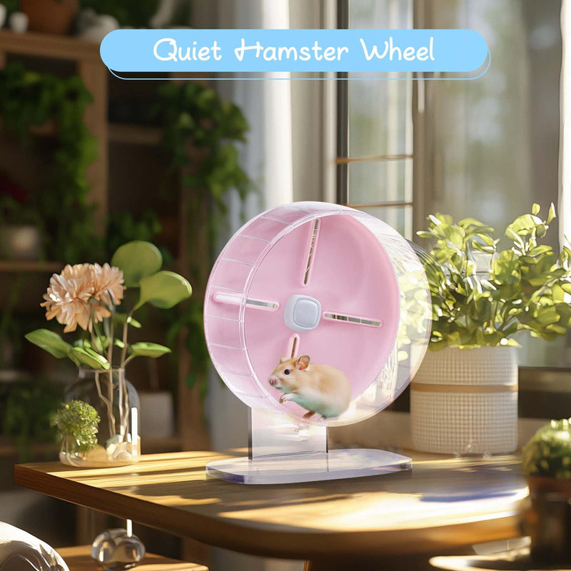 Hamster Wheel, Silent Hamster Wheel, 7.5 inch Durable Mice Running Wheel Height Adjustable, Quiet Hamster Wheel Hamster Toys for Hamsters, Gerbil, Hedgehog, and Other Small Pets - BeesActive Australia