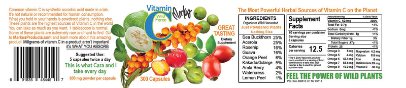 Markus Wild Force Vitamin C Capsules