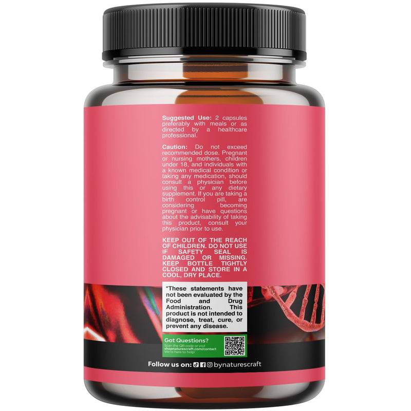 Female Fertility Support Capsules with Prenatal & CoQ10 - 60 Count | Preconception blend with choline, inositol, folate, chasteberry & CoQ10 to support conception 60 Count (Pack of 1)