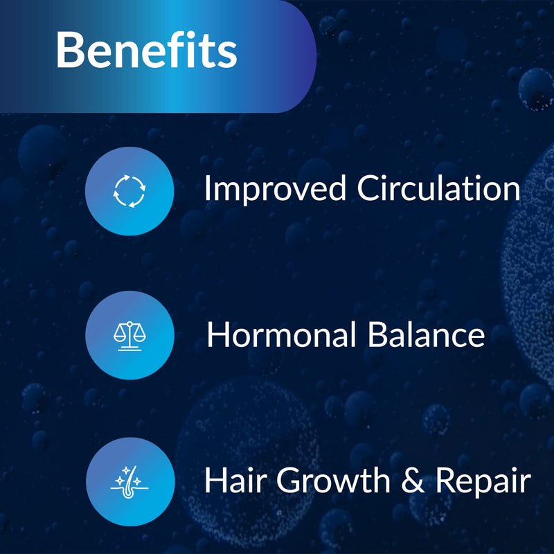 Equilife Daily Hair Support Supplement, Blend with Biotin, 60 Capsules | Ashwagandha, Zinc & Saw Palmetto | Helps Enhance Thickness & Strength | Supports Hair Growth & Repair | Gluten Free | Non-GMO