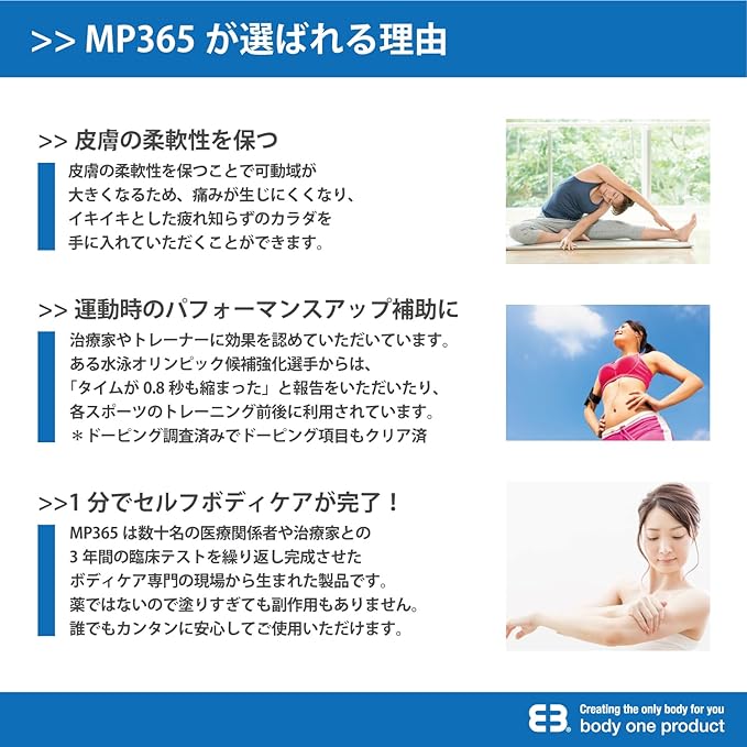 MP365 MIST Functional Body Massage Spray Exercise Clinically Tested MSM Leg Swelling Cramp Countermeasure Made in Japan [body one product] - BeesActive Australia