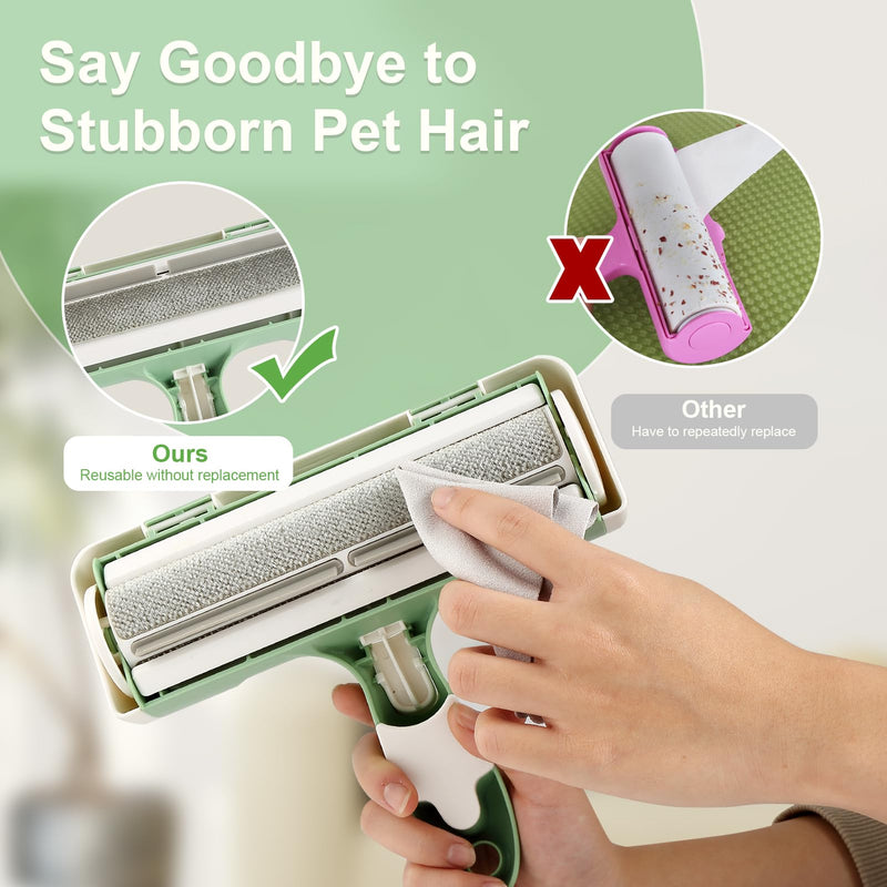 Pet Hair Remover, Reusable Lint Roller Large Capacity Pet Hair with Electrostatic Friction Design, Effectively Removes Cat and Dog Hair for Sofas, Carpets, Beds, Clothes - BeesActive Australia