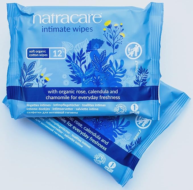 Natracare NC0151 Organic, Feminine Wet Sheet, 12 Sheets - BeesActive Australia