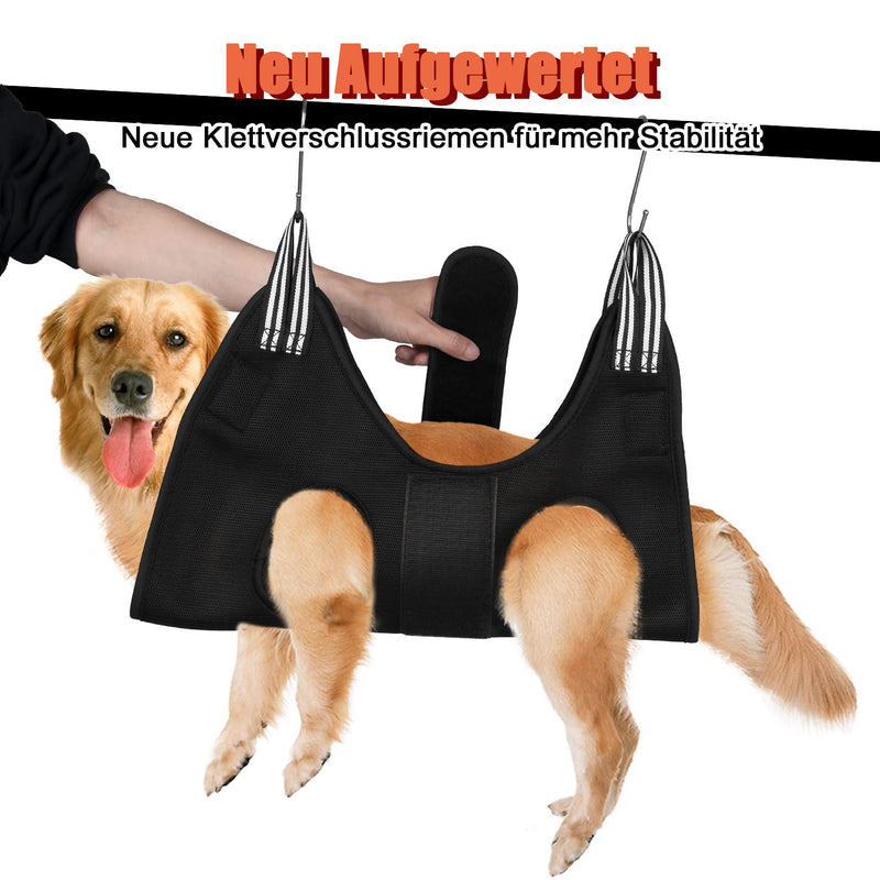 Dog Grooming Hammock Set for Dogs and Cats, Newly Upgraded Hammock Harness for Nail Trimming, Pet Grooming Hammock Nail Trimming Helper Ears/Eyes Care Helper for Small Large Pets S - Upgraded - BeesActive Australia