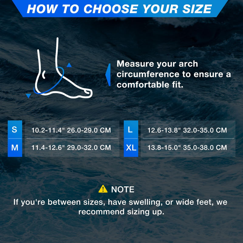 Nvorliy AquaSkin Pro Ankle Brace, Quick-Dry & Chlorine-Resistant Ankle Sleeve for Swimming, Surfing, Diving, Paddle Boarding & Aquatic Recovery–Ultra-Thin Support for Men & Women (Left, L) Large Left - BeesActive Australia