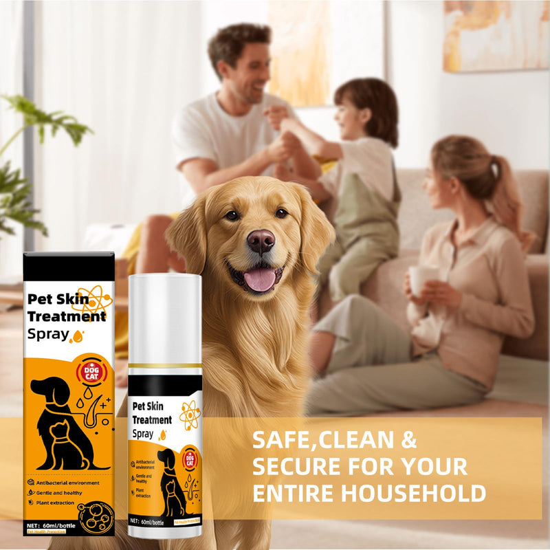 Pet Skin Treatment Spray for Dogs – Fast Soothing Relief for Dry, Itchy Skin in Puppies & Adult Dogs, Provides Comfort & Care 1#
