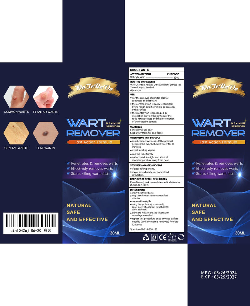 Wart Remover,Fast Action Liquid Wart Gel Maximum Strength,Salicylic Acid,Wart Liquid Freeze Off Designed for Warts,Smoothes Skin Gentle Fast Acting Gel Wart Removal.