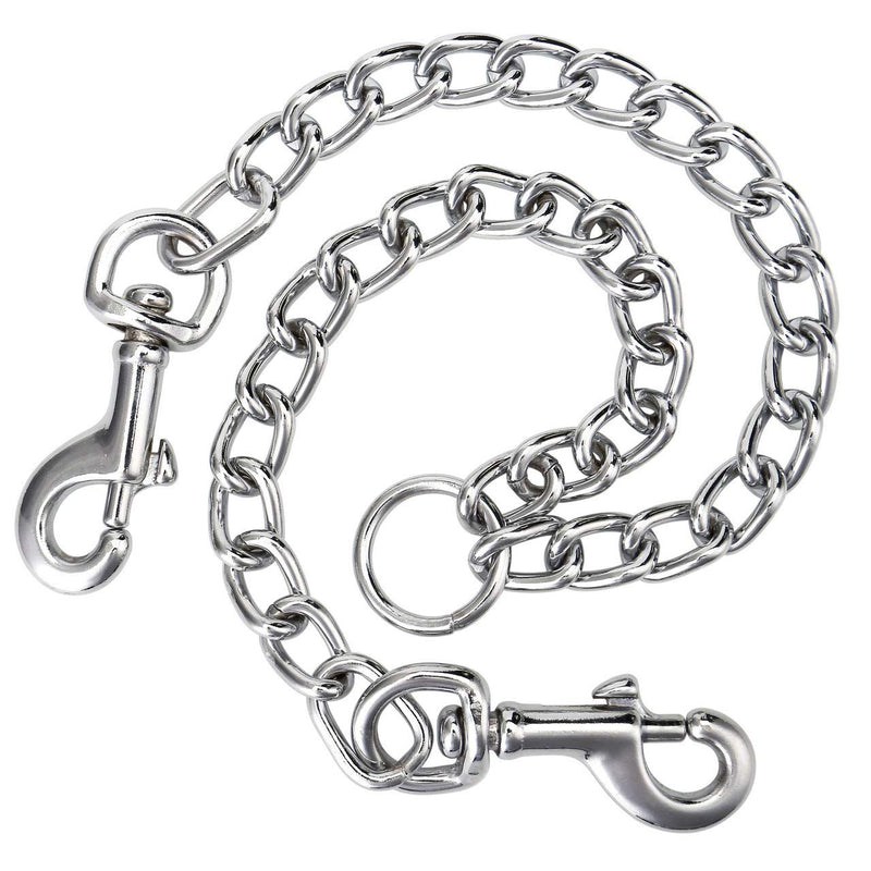 Metal Double Dog Leash Coupler, Chew Proof Tangle Free Dual Pet Dog Leash Extension Splitter Lead for 2 Dogs SIZE XL - BeesActive Australia