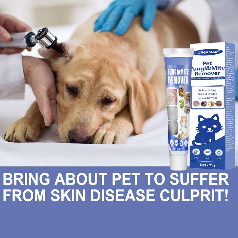 Dog Anti Mite Cream, Pet Mite Repellent Cream, dog mite remover, pet mite repellent cream, anti-itch treatment for pets, dog mite remover, mild, safe solution for the 20g - BeesActive Australia