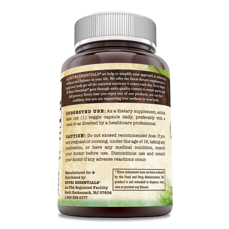 Quercetin 500 mg 120 Veggie Capsules Supplement | Non-GMO | Gluten Free | Made in USA