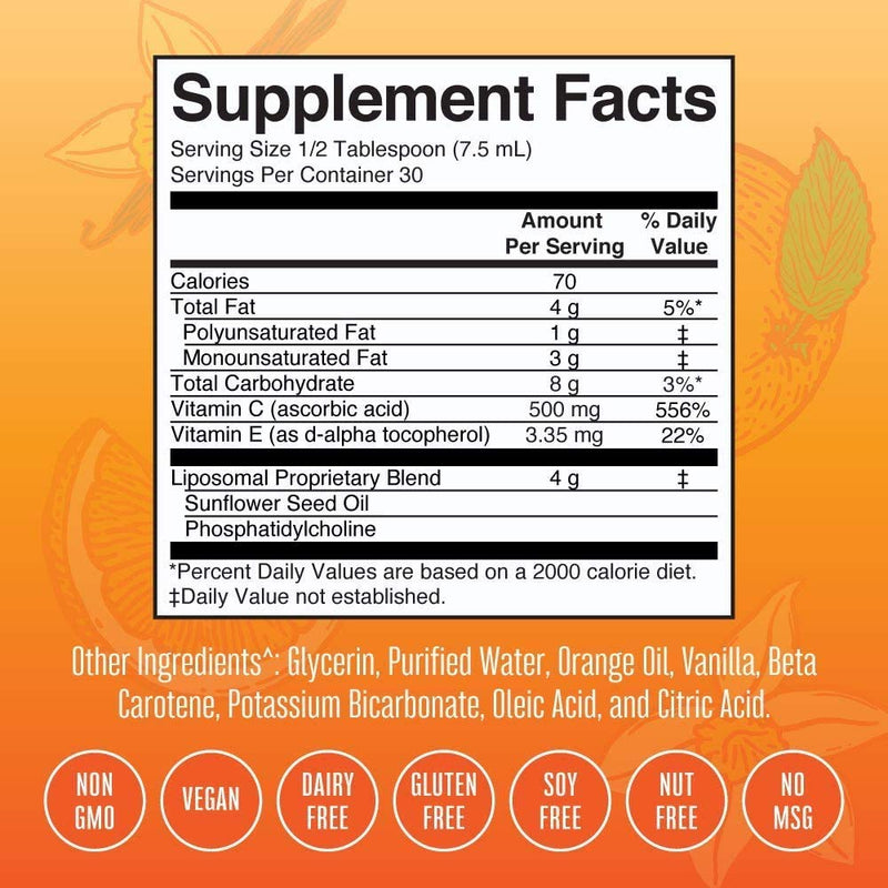 MaryRuth Organics Turmeric & DHA Liposomal & Vitamin C Liposomal Bundle, Enhanced Absorption Supplement for Cognitive Maintenance, Mood Enhancement, Joint Health, Vitamin C, Immune Support for Adults