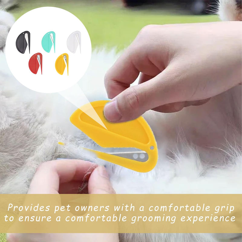 Pack of 5 detangling knives for cats, pet knot opener, pet knotting comb, knotting comb for cats and dogs, pet knotting comb, knotting comb for cats, detangling spray for cats, undercoat brush for cats, for dogs - BeesActive Australia