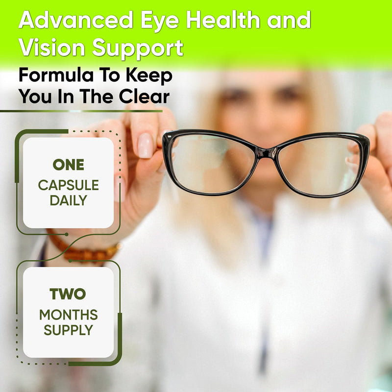 NutraPro Vision Support - Best Eye Vitamins for Blurry Vision.Eye Supplements for Adults with Lutein for Macular Health, Eye Strain, and Fatigue.with Zinc and Vitamin A to Support Sharp Vision.