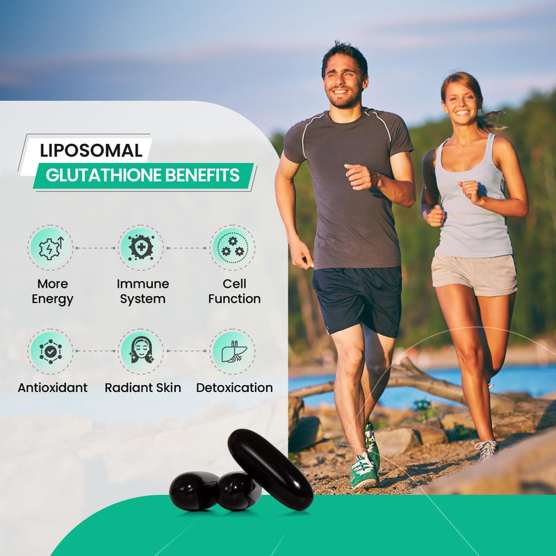 inGreens 2800 MG Liposomal Glutathione Supplement | Detoxifying & Immune, Aging Defense, Energy, Glutathione Unique Formulation Reduced