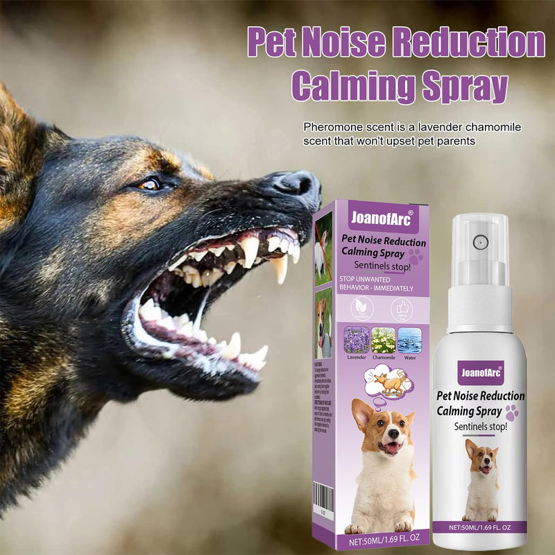 JoanofArc Calming Spray, Cat & Dog Calming Pheromone Spray 50ml with Diffuser Kit, Support Calmness, Stress Reduction, Stops Scratching & Barking for Home Travel, Safe for Pets