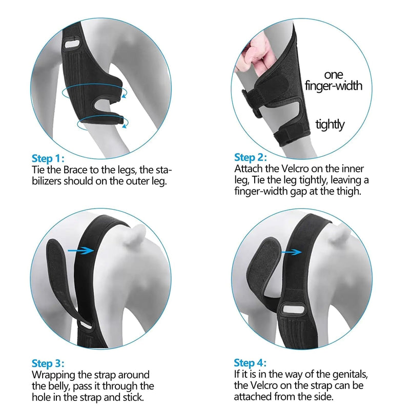 Joint bandage for dogs for front and hind legs, leak protection and support after surgery, help with joint instability (s) S
