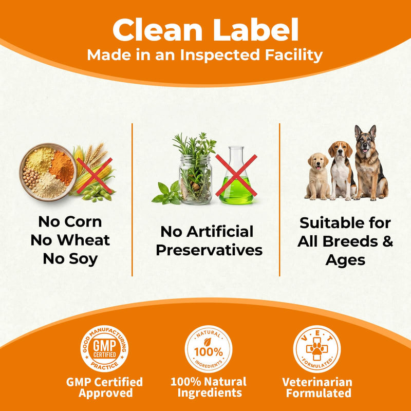 Dog Probiotics Soft Chews, 1.6 Billion CFU Probiotic Chews for Dogs with Pumpkin, Papaya & Digestive Enzymes, Daily Gut Health Support for Gas, Stool Consistency & Sensitive Stomach, 90 Count