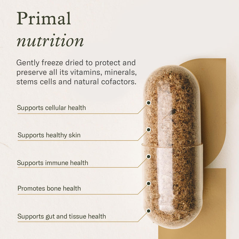 Enviromedica Grass-Fed Beef Bone Marrow Supplement, Collagen, 120 Ct | New Zealand beef bone marrow with MCHA, cartilage, collagen & vitamin K2. Freeze-dried whole-food supplement, 120 caps.