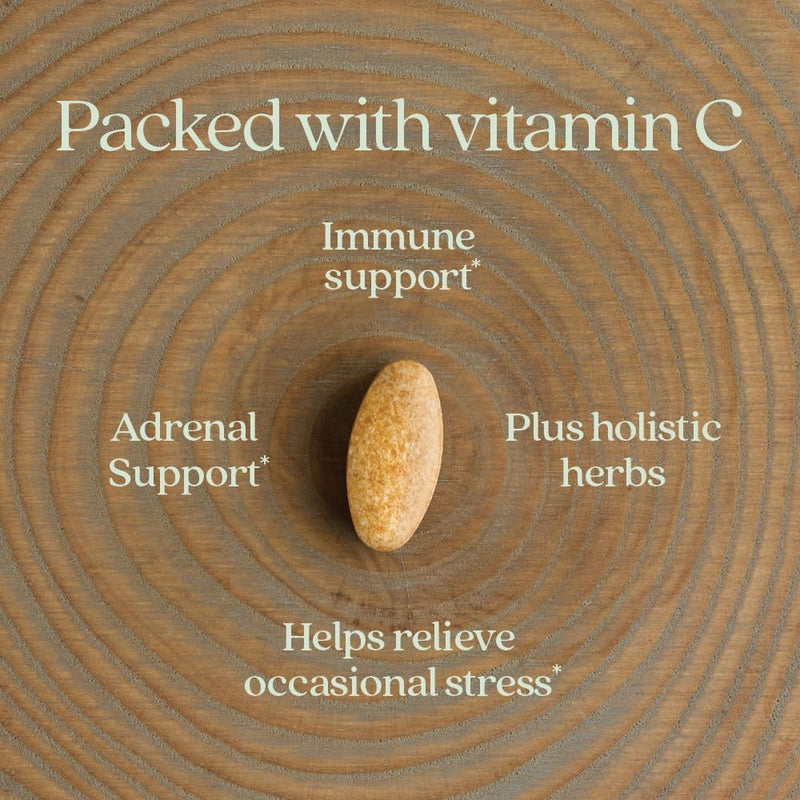 New Chapter Vitamin C Immune Defense Supplement, 30 Count | Excellent Source of Vitamin C with Elderberry for Healthy Immune Support, Made with Organic Herbs, Non-GMO and Gluten Free 30 Count (Pack of 1)