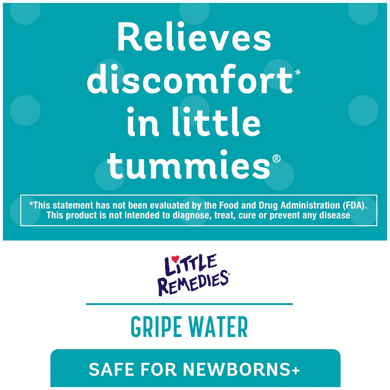 Little Remedies Gripe Water-No Alcohol, Sodium Bicarbonate, Artificial Color & Gluten Free-Safe for Newborns, 4 Fl. Oz (Pack of 1) 4 Fl Oz (Pack of 1) - BeesActive Australia