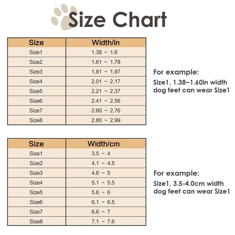XSY&G Dog Boots,Waterproof Dog Shoes,Dog Booties with Reflective Rugged Anti-Slip Sole and Skid-Proof,Outdoor Dog Shoes for Medium to Large Dogs 4Pcs-Size6 Size 6:（2.9''x2.5'')(L*W) for 52-70 lbs Black - BeesActive Australia