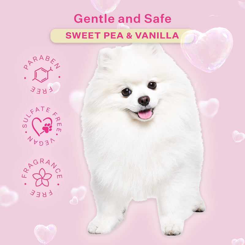 Paris Hilton Dog Deodorizer & Detangler | Odor Neutralizing with Light Sweet Pea & Vanilla Scent for Fresh Grooming & Detangling - Sulfate-Free, Vegan, Hypoallergenic for All Pet Breeds 10oz/295ml - BeesActive Australia
