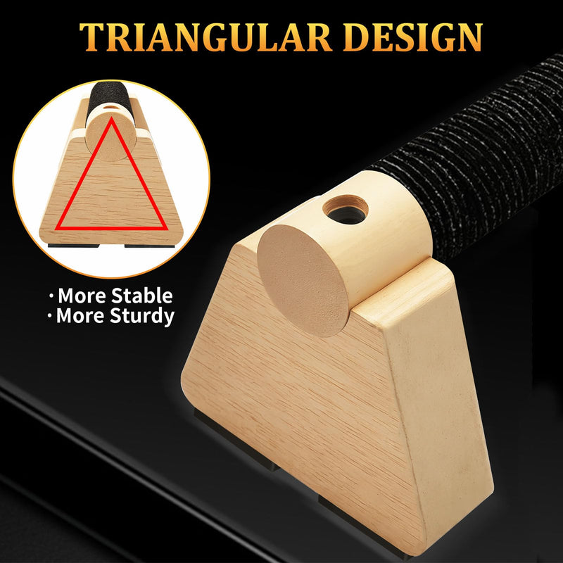 Parallettes Bars - Wooden Calisthenics Equipment for Handstand Training, Push Up Bars & Calisthenics Bar - Handstand Bars and Pushup Handles for Men Wood-20cm