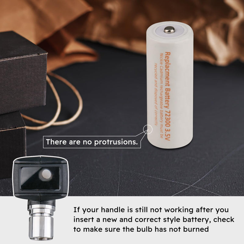 Replacement Battery for Welch Allyn 72300: Rechargeable 3.5V 800mAh Nickel-Cadmium Battery