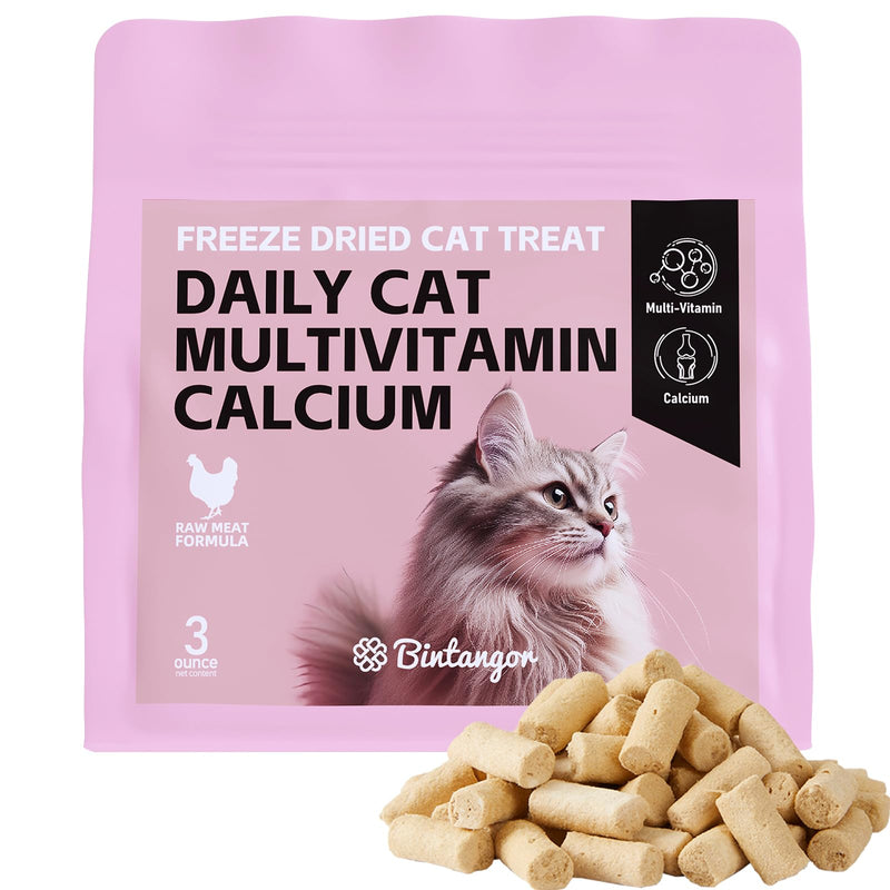 Bintangor Freeze Dried Chicken(3oz) cat multivitamin & Calcium 3 Ounce (Pack of 1)