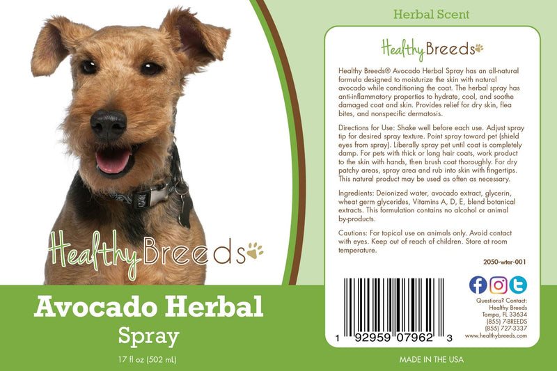 Healthy Breeds Welsh Terrier Avocado Herbal Spray 17 oz