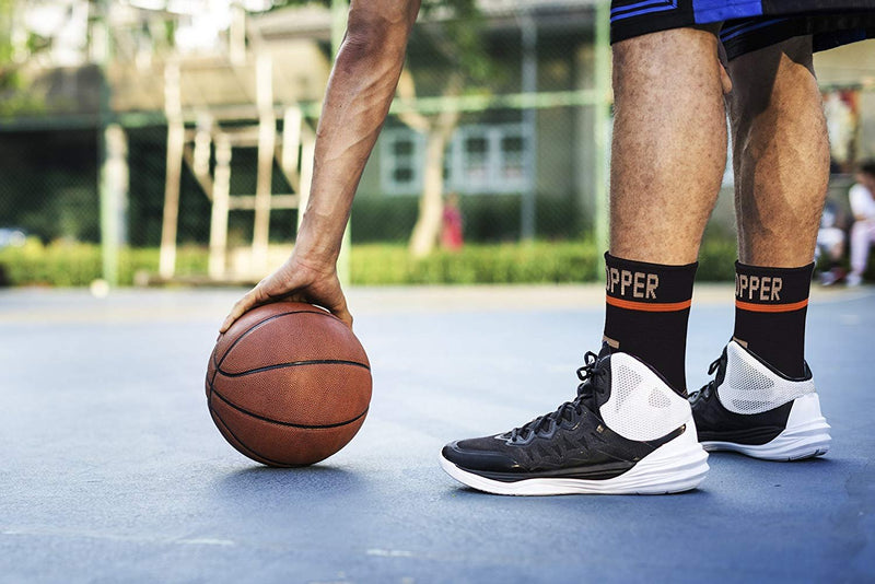 THX4COPPER Infused Plantar Fasciitis Socks for Arch Pain, Reduce Swelling&Heel Spurs, Ankle Sleeve Arch Support - Single Medium
