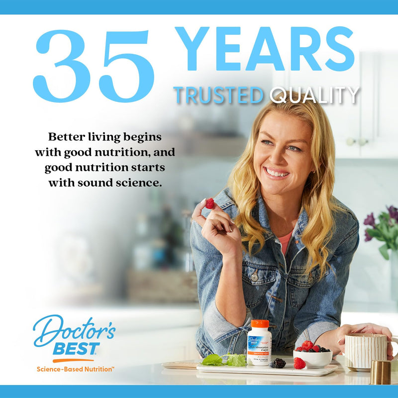 Doctor's Best High Absorption Postbiotic Butyrate Gut Health Supplement - Tributyrin 90% (as CoreBiome) 300 mg, Digestive Health Support for Men & Women, Vegan, Gluten Free - 30 Liquid Veggie Caps