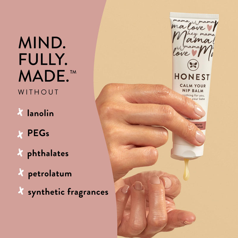 The Honest Company Honest Mama Calm Your Nip Balm | USDA Certified Organic Nipple Cream | 1.75 fl oz Calm Your Nip Balm (1.75 fl oz) - BeesActive Australia