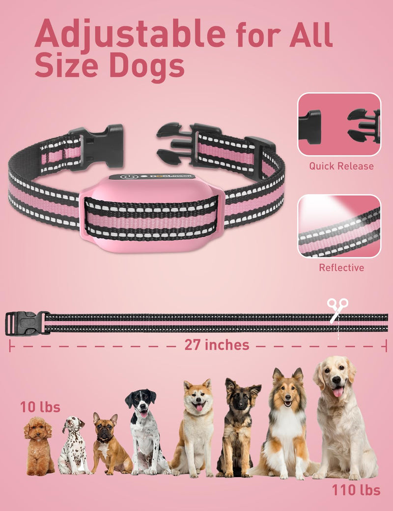 2-in-1 Bark and Shock Collar for Dogs, Smart Anti Barking Dog Training Collar with 5 Adjustable Sensitivity, Automatic Bark Collar with Remote, Vibration, Beep, Shock and Automatic - BeesActive Australia