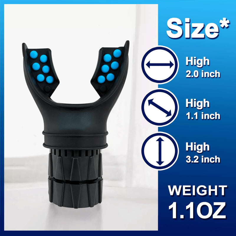 Lung Trainer | Breathing Trainer for Lung Strength | Adjustable Resistance Lung Exerciser for Respiratory Muscle Training | Boost Endurance Performance and Respiratory Fitness (Black) AIR-EZE Black - BeesActive Australia