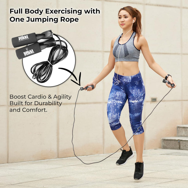 Home Suspension Training Kit & Workout Gloves – Fabric Resistance Band, Kinesiology Tape, Weightlifting Gloves, Jump Rope – Portable Workout Equipment for Strength Training & Fitness Small Fitness Gloves