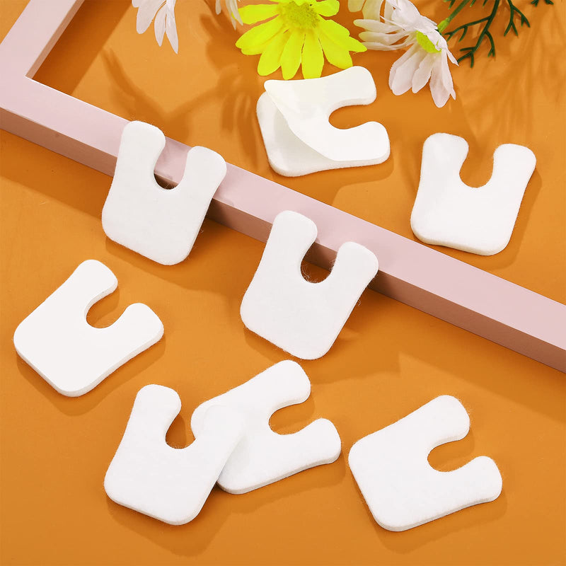 Janmercy 80 Pcs Callus Cushions U Shaped Felt Callus Pads Self Adhesive Soft Callous Pads Foot for Protect Calluses from Rubbing on Shoes Pain Relief Foot Care - BeesActive Australia
