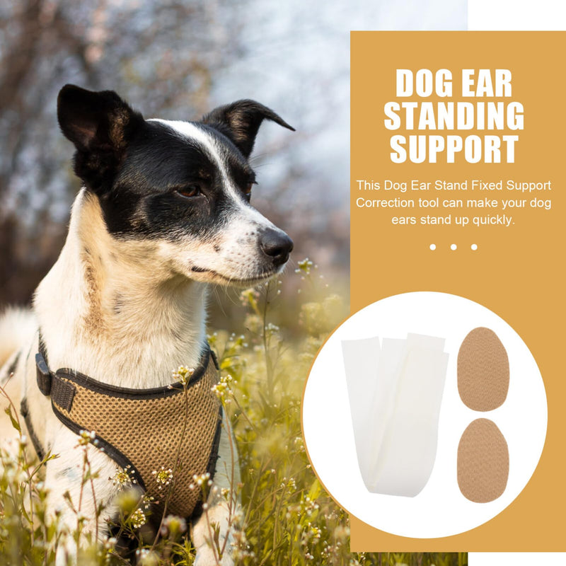 Ipetboom Dog Ear Posting Kit, Dog Ear Stand Sticker Up Support Tool Dog Ear Fixed Correction Vertical Holder for Corgi Small Doberman 1 Pair - PawsPlanet Australia