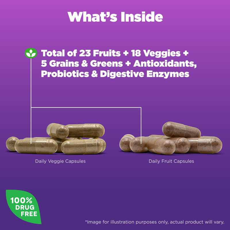 Natrol JuiceFestiv, Vitamins and Supplements for Nutrition & Well-Being, Antioxidants for Cellular Health, 90 Capsules (2-Count), Up to a 45 Day Supply Unflavored 90 Count (Pack of 2)