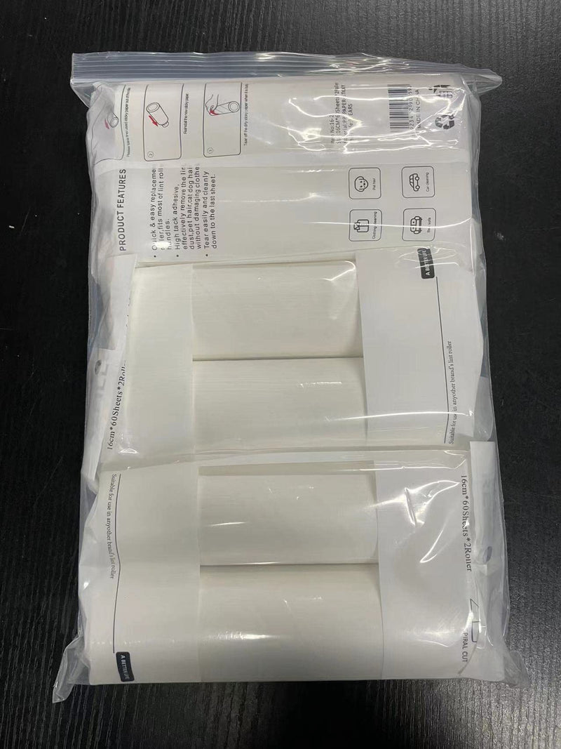 Tahbarshi replacement rolls lint roller, extra sticky lint roller refill pack for animal hair, cat hair, dog hair, dust, lint, 16 cm 12 cm wide, 6 rolls, 60 sheets/roll (12 cm) 12 cm - BeesActive Australia